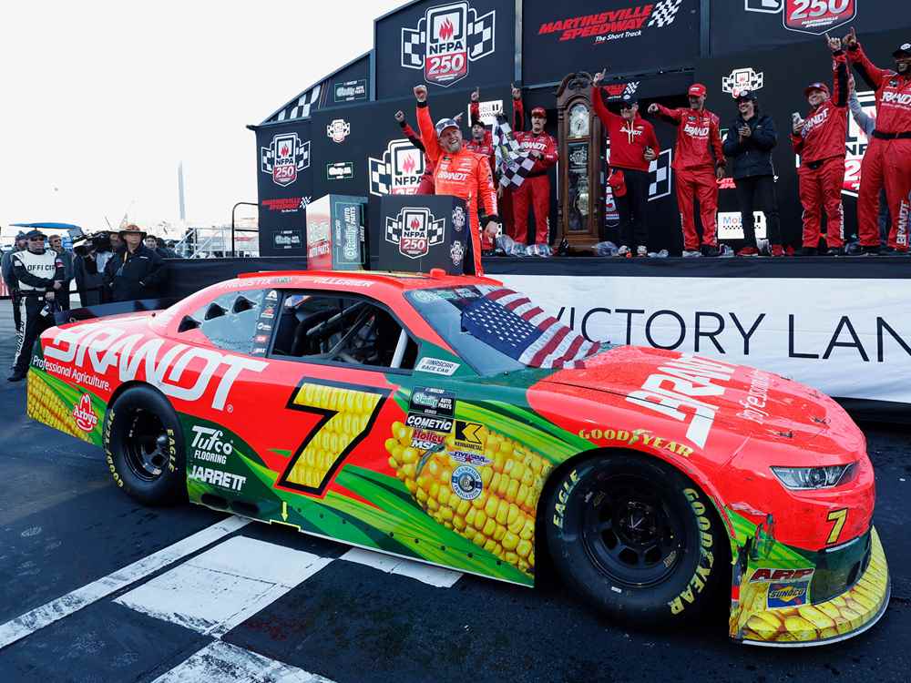 Justin Allgaier 2026 Brandt Martinsville 3.28.26 Race Win 1:24 Nascar Diecast - O'Reilly Auto Parts Series