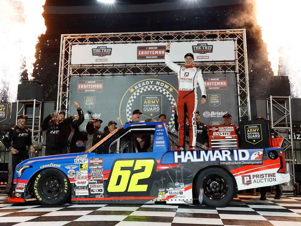 Christopher Bell 2026 Halmar Infrastructure Development Bristol 4/10/26 Race Win 1:24 Nascar Diecast - Truck Series