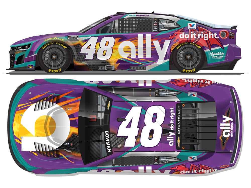Alex Bowman 2026 Ally Dragons 1:24 Nascar Diecast