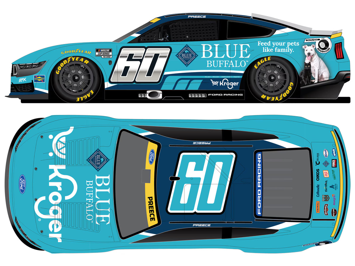 RYAN PREECE 2026 KROGER/BLUE BUFFALO 1:24 LIQUID COLOR ARC DIECAST