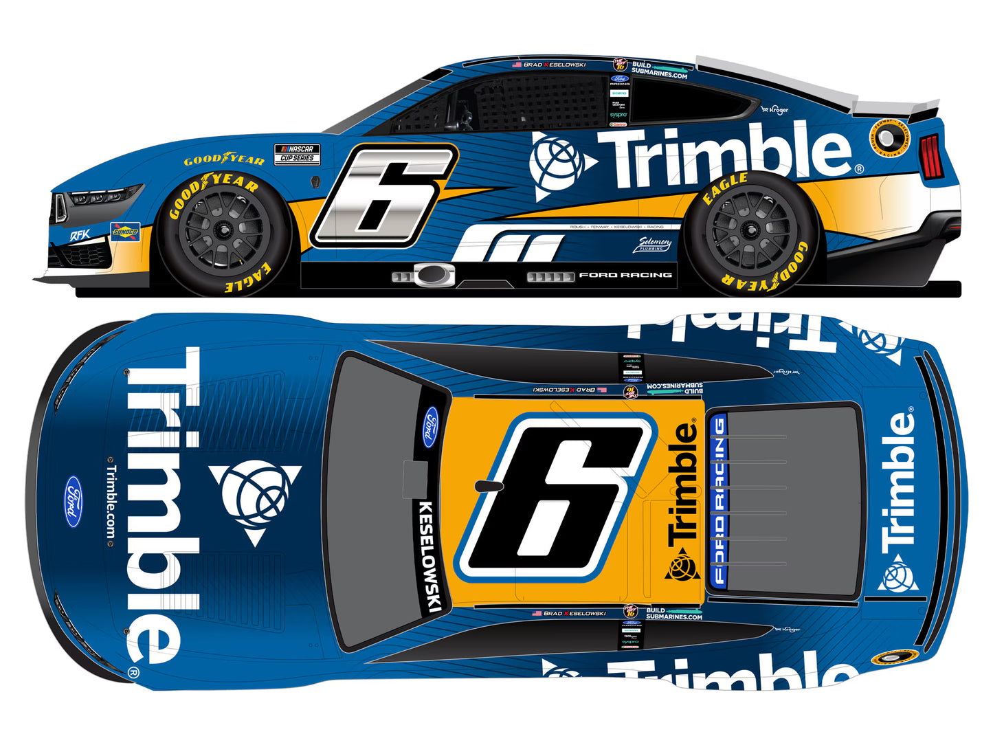 BRAD KESELOWSKI 2026 TRIMBLE 1:24 ARC DIECAST