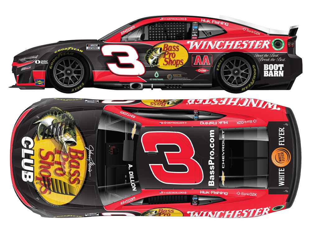Austin Dillon 2026 Bass Pro Shops/Winchester AA 1:24 Nascar Diecast