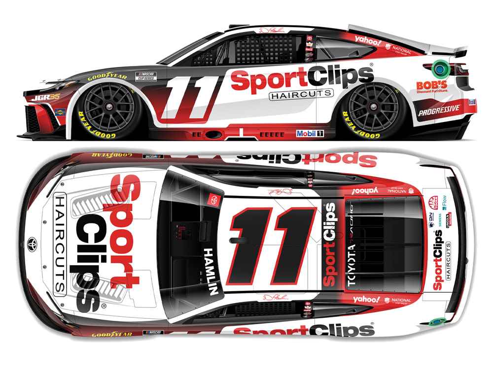 Denny Hamlin 2026 Sport Clips 1:24 Color Chrome Nascar Diecast
