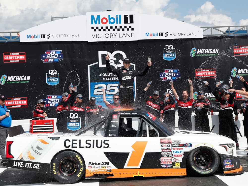 Corey Heim 2026 Celsius Michigan 6/6/26 Race Win 1:24 Nascar Diecast - Truck Series