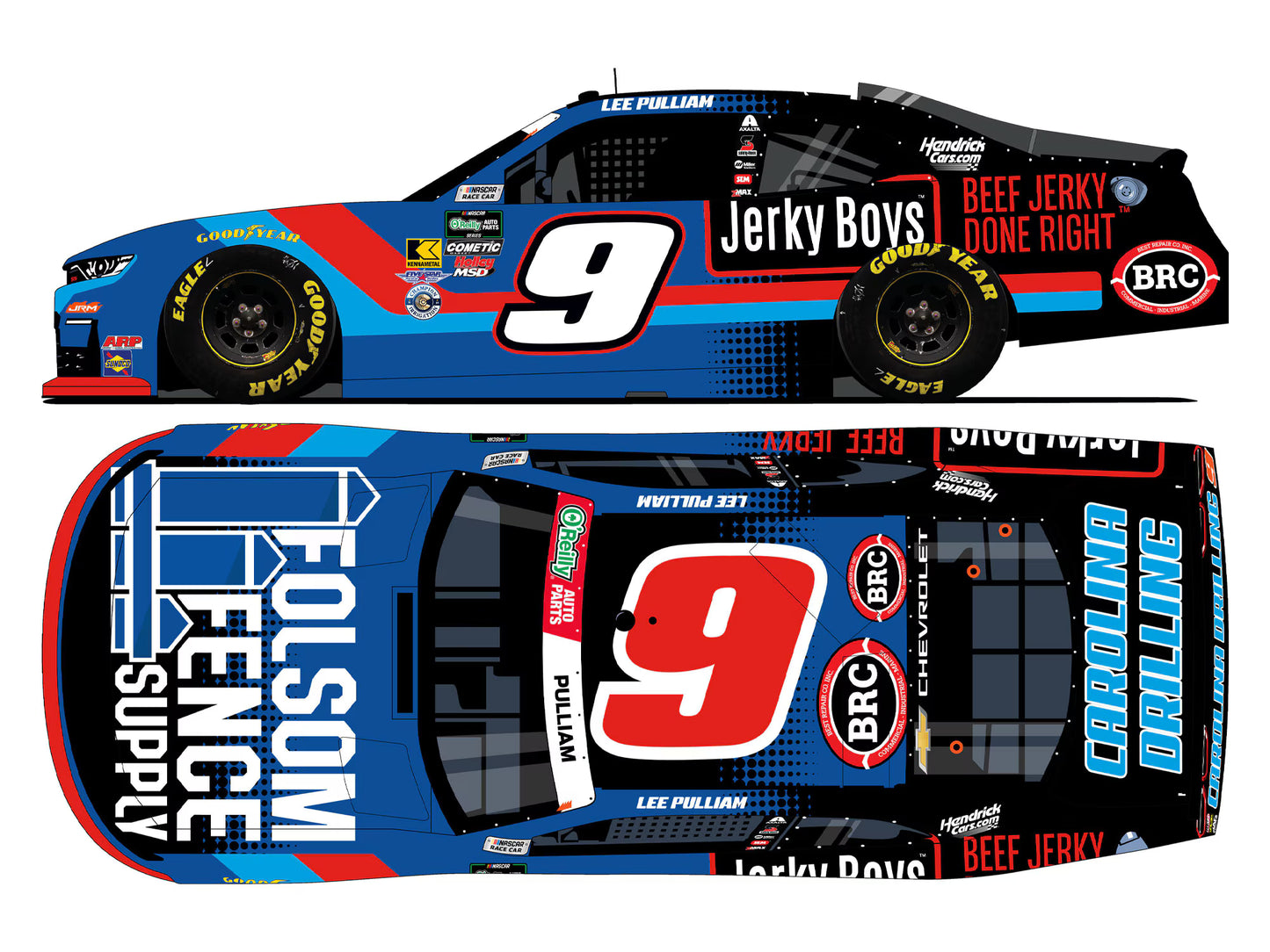 LEE PULLIAM 2026 FOLSOM FENCE SUPPLY 1:24 ARC DIECAST