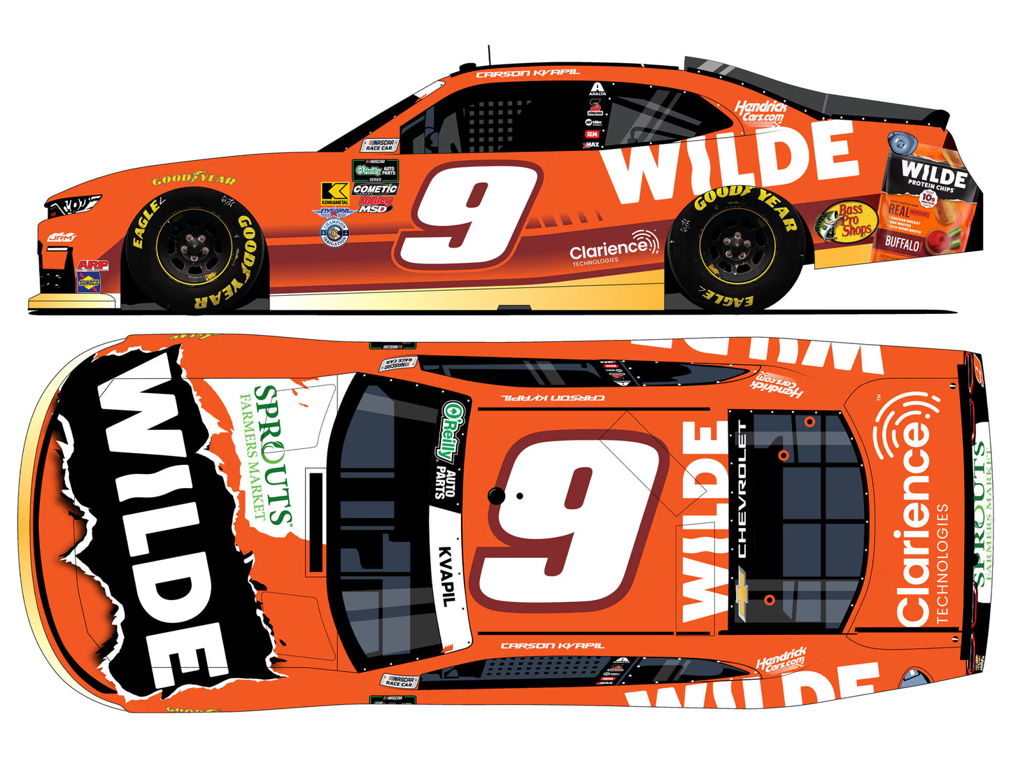 CARSON KVAPIL 2026 WILDE BUFFALO 1:24 ARC DIECAST