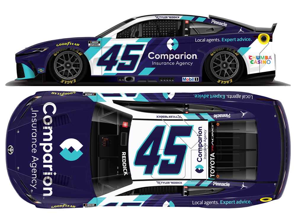 Tyler Reddick 2026 Comparion Insurance 1:24 Nascar Diecast