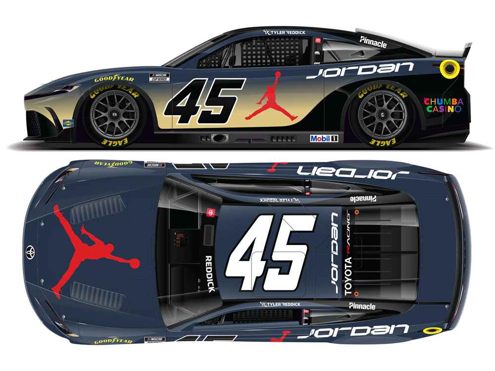 Tyler Reddick 2026 Jordan Brand Phoenix 1:24 Elite Nascar Diecast