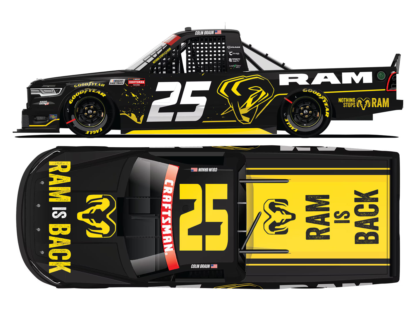 COLIN BRAUN 2026 RAM TRUCKS 1:24 ARC DIECAST