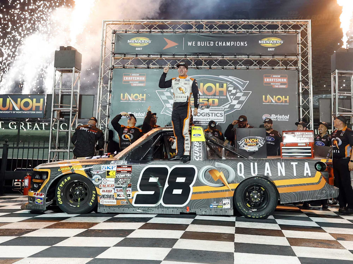 JAKE GARCIA 2026 QUANTA SERVICES BRISTOL RACED WIN 1:24 ARC DIECAST