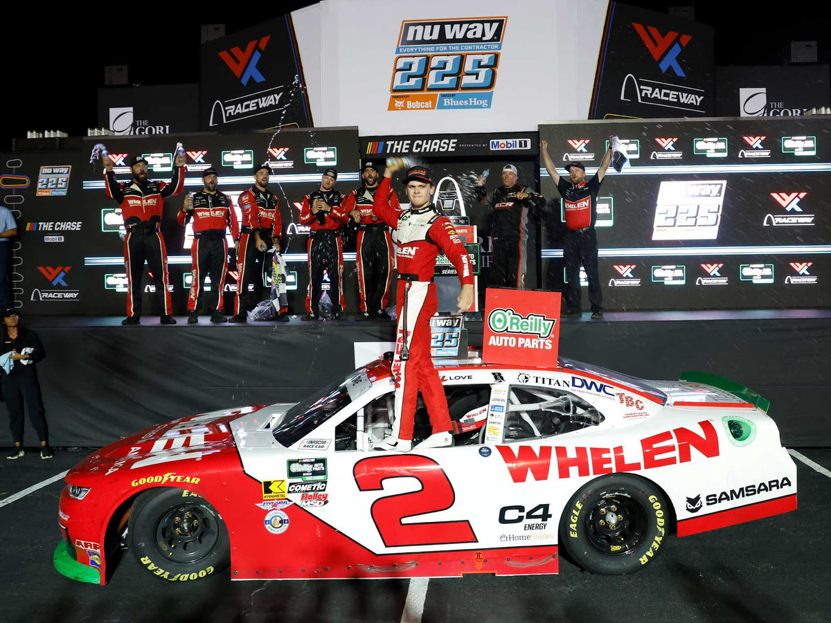 JESSE LOVE 2026 WHELEN WWT RACEWAY 1:24 ARC RACED WIN DIECAST