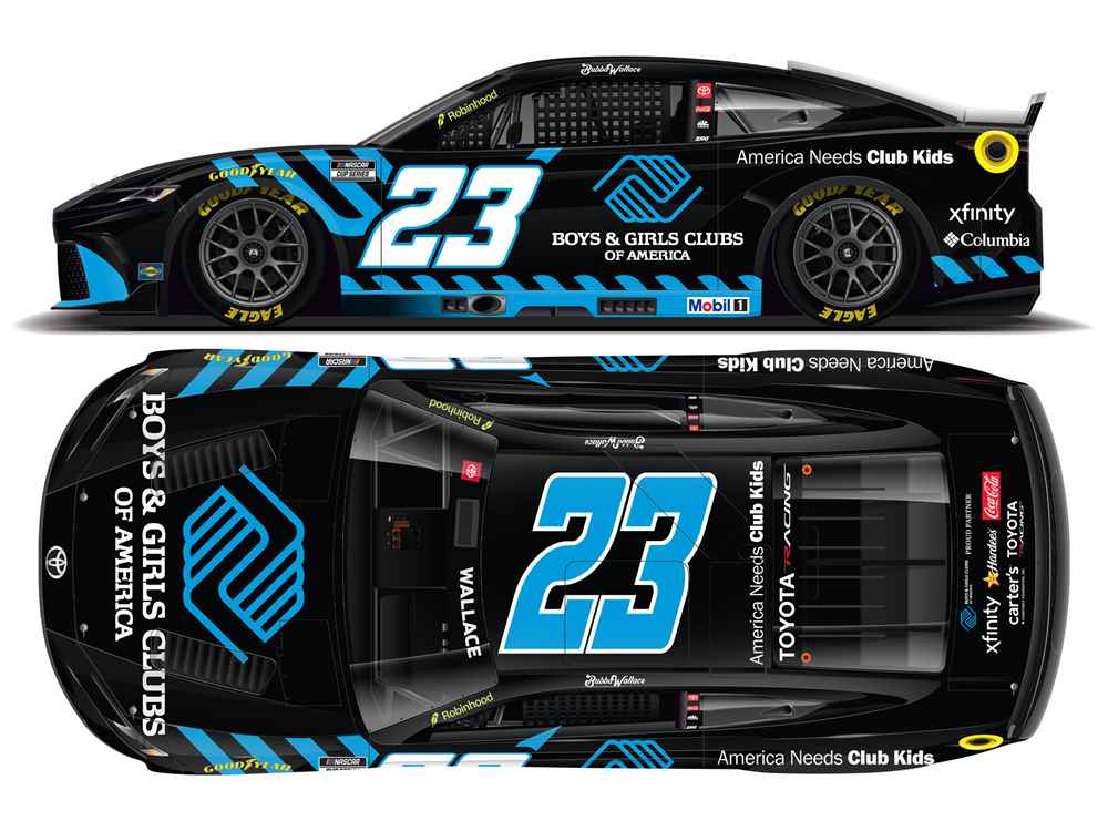 Bubba Wallace 2026 Boys & Girls Clubs of America 1:24 Nascar Diecast