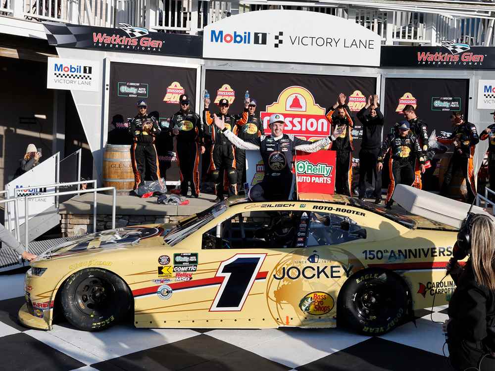 Connor Zilisch 2026 Jockey 150th Anniversary Watkins Glenn 5/9/26 Race Win 1:24 Nascar Diecast - FOIL NUMBER CAR - O'Reilly Auto Parts Series