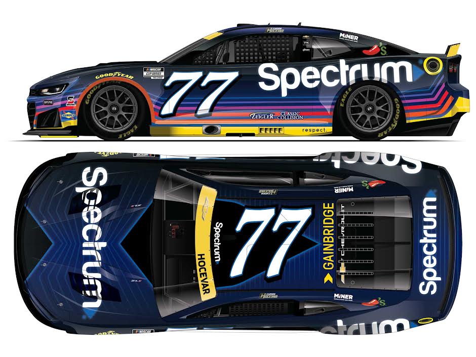 CARSON HOCEVAR 2026 SPECTRUM DARK MODE 1:24 RAW FINISH DIECAST