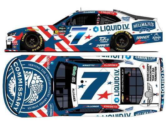 Justin Allgaier 2026 Hellmann's/Liquid I.V. DeCa 1:24 Nascar Diecast - FOIL NUMBER CAR - O'Reilly Auto Parts Series