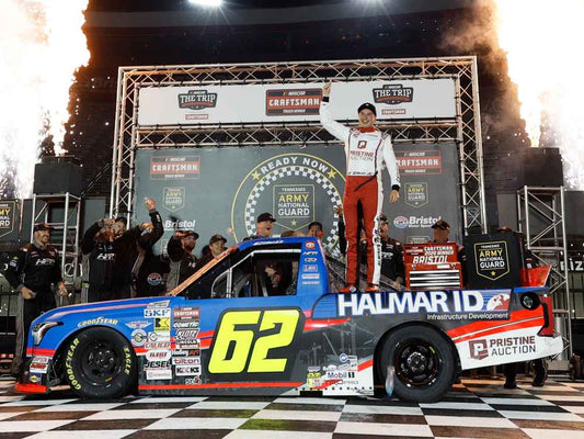 Christopher Bell 2026 Halmar Infrastructure Development Bristol 4/10/26 Race Win 1:24 Nascar Diecast - Truck Series