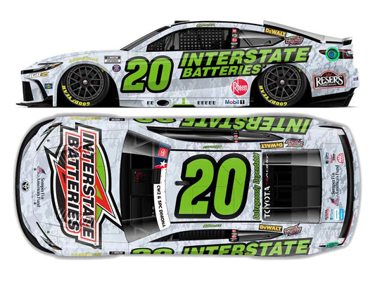 Christopher Bell 2026 Interstate Batteries Salutes 1:24 Nascar Diecast