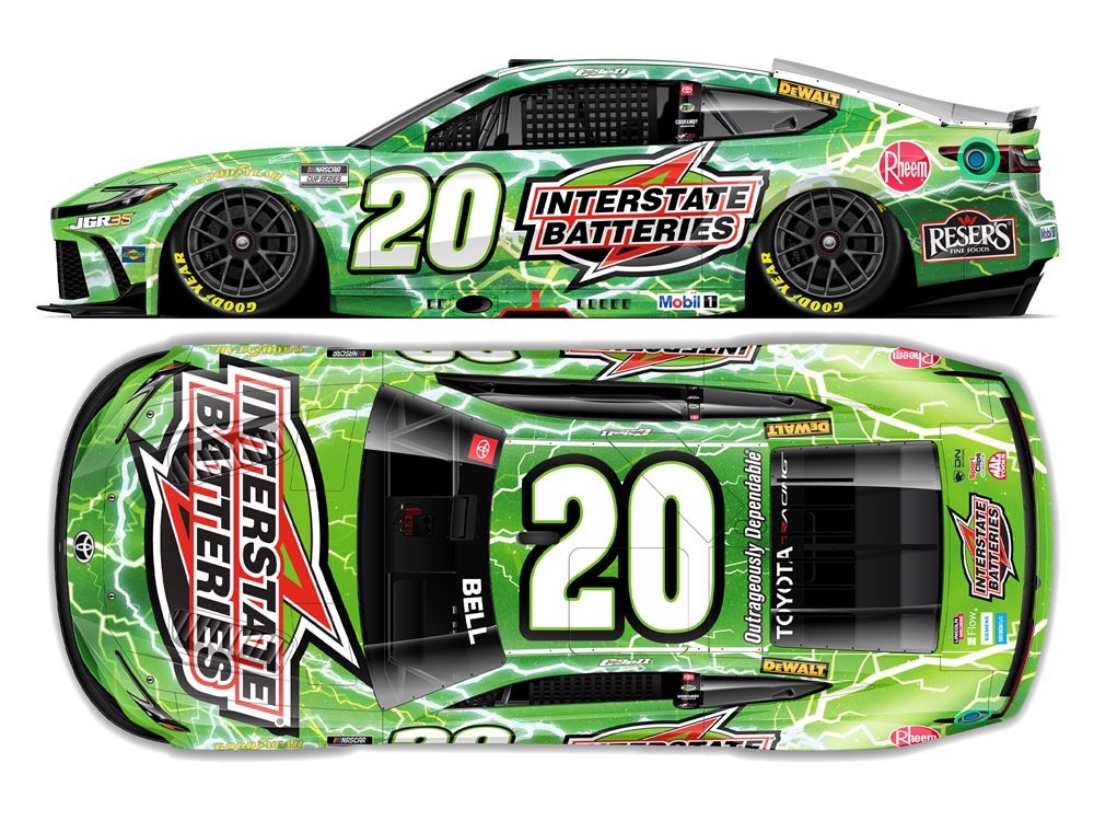 Christopher Bell 2026 Interstate Batteries 1:24 Nascar Diecast
