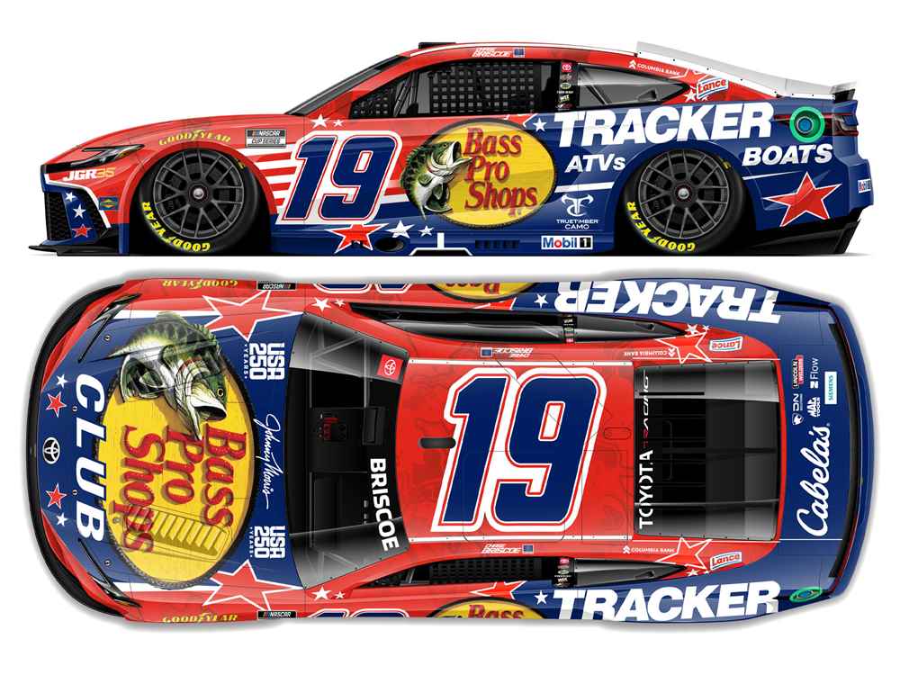 Chase Briscoe 2026 Bass Pro Shops Salutes 1:24 Nascar Diecast