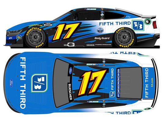 Chris Buescher 2026 Fifth Third Bank Throwback 1:24 Nascar Diecast