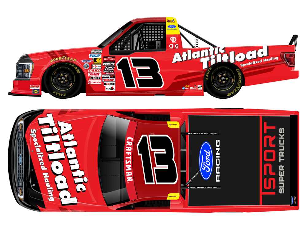 Cole Butcher 2026 Atlantic Tiltload 1:24 Nascar Diecast - Truck Series