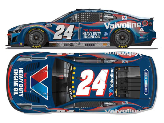 William Byron 2026 Valvoline Heavy Duty 1:24 Color Chrome Nascar Diecast