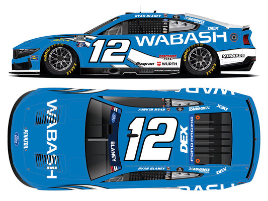 RYAN BLANEY 2026 WABASH 1:24 GALAXY COLOR NASCAR DIECAST
