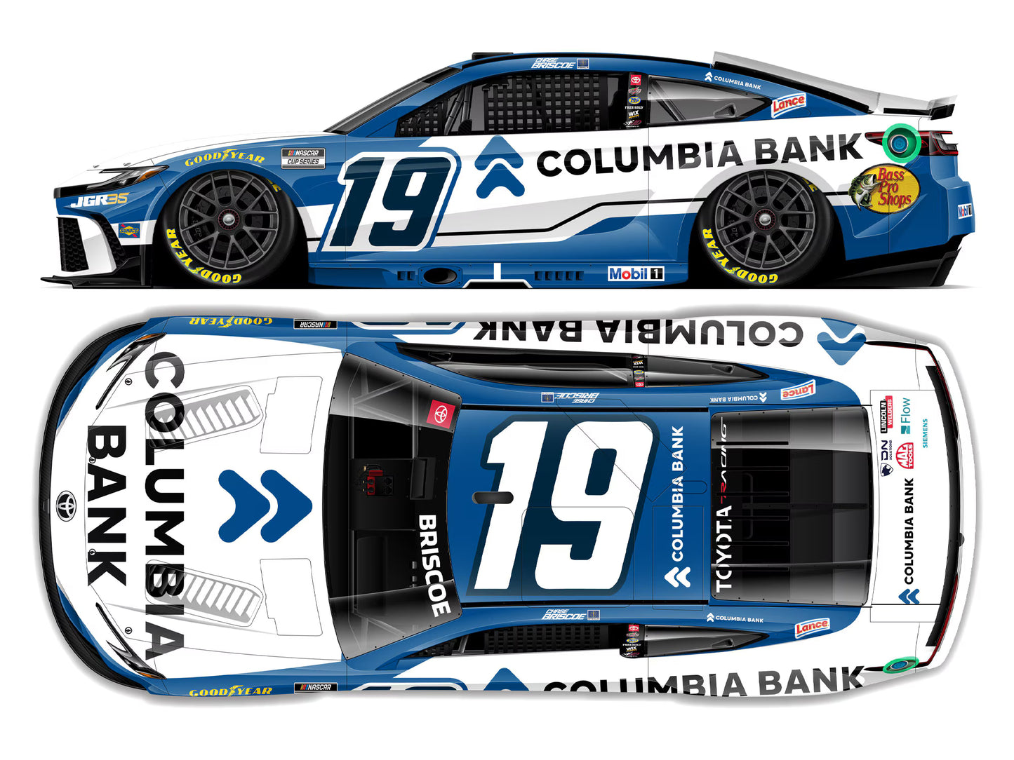 CHASE BRISCOE 2026 COLUMBIA BANK 1:24 ARC DIECAST