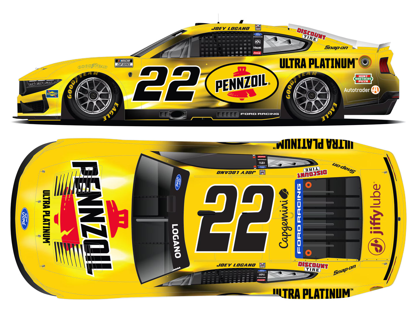 JOEY LOGANO 2026 PENNZOIL 1:24 ARC DIECAST