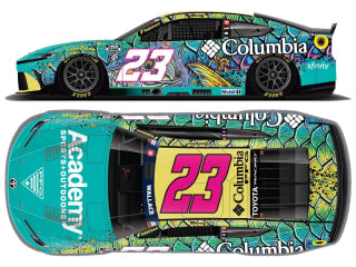 BUBBA WALLACE 2026 COLUMBIA PFG 1:24 COLOR CHROME ARC DIECAST