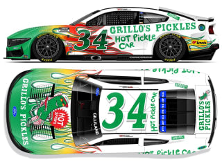 TODD GILLILAND 2026 GRILLO’S PICKLES HOT SPEARS 1:24 COLOR CHROME ARC DIECAST