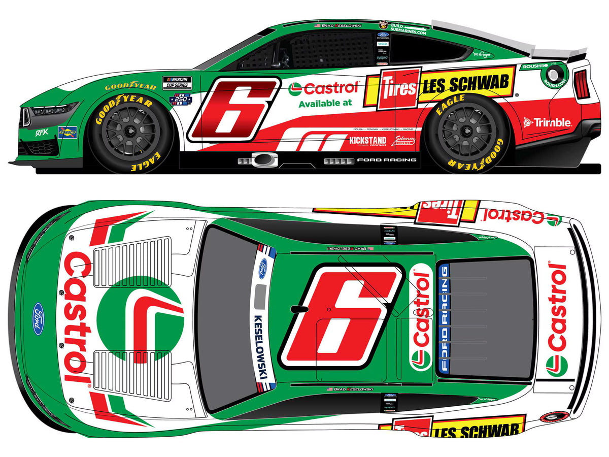 BRAD KESELOWSKI 2026 CASTROL/LES SCHWAB TIRE CENTERS 1:24 ARC DIECAST