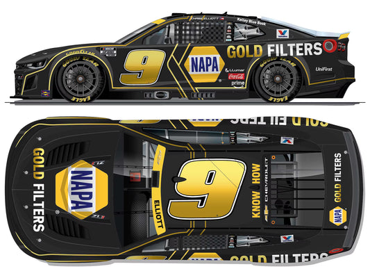 CHASE ELLIOTT 2026 NAPA GOLD FILTERS 1:24 RAW DIECAST