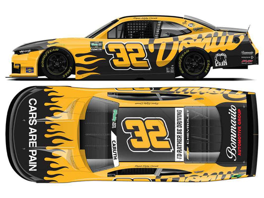Rajah Caruth 2026 Donut Media 1:24 Nascar Diecast - O'Reilly Auto Parts Series
