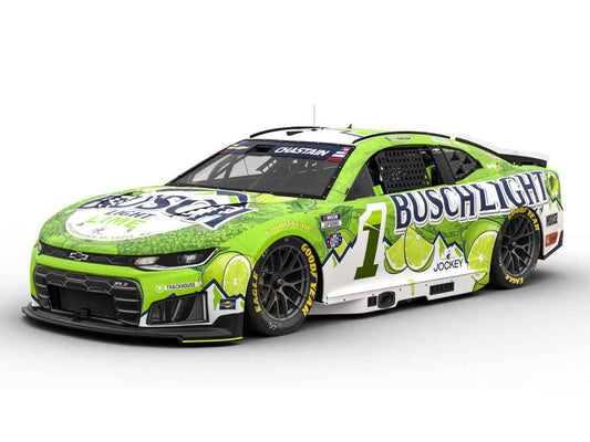 Ross Chastain 2026 Busch Light Lime 1:24 ELITE FOIL Number Nascar Diecast