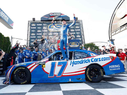 Corey Day 2026 Hendrickcars.com Dover 5/16/26 Race Win 1:24 Color Chrome Nascar Diecast - O'Reilly Auto Parts Series