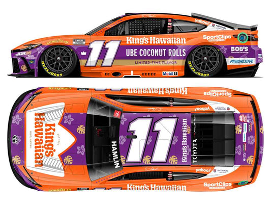 Denny Hamlin 2026 King's Hawaiian Coconut Rolls 1:24 Nascar Diecast