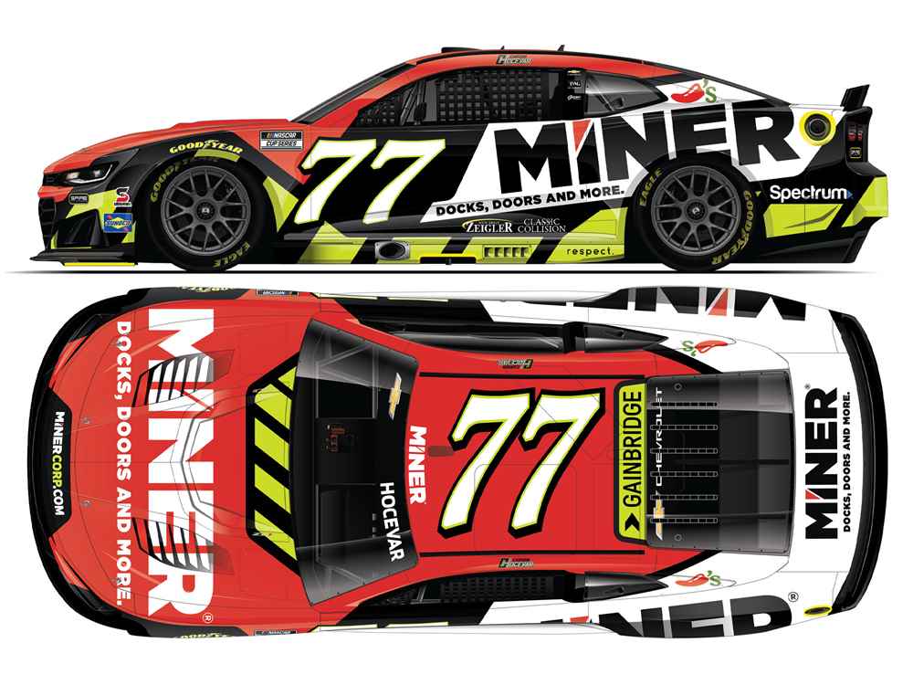 Carson Hocevar 2026 Miner 1:24 Elite Nascar Diecast