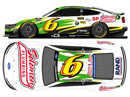 Brad Keselowski 2026 Solomon Plumbing Throwback 1:24 Nascar Diecast