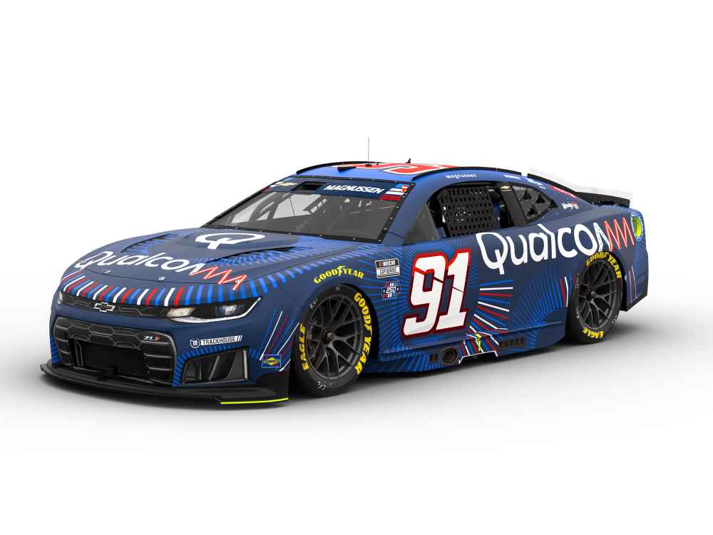 Kevin Magnussen 2026 91 Qualcomm 1:24 Nascar Diecast