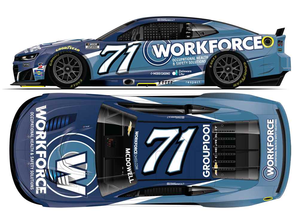 Michael McDowell 2026 Workforce 1:24 Nascar Diecast