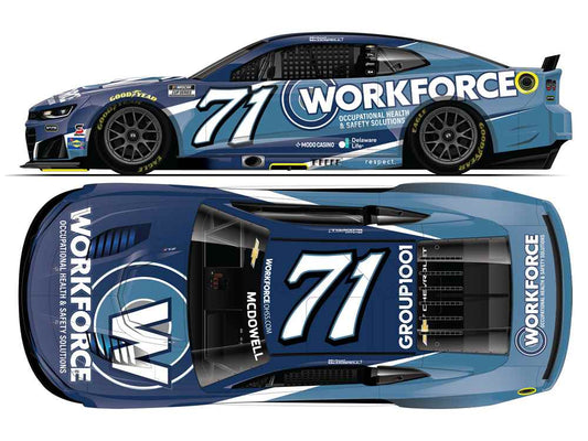 Michael McDowell 2026 Workforce 1:24 Nascar Diecast
