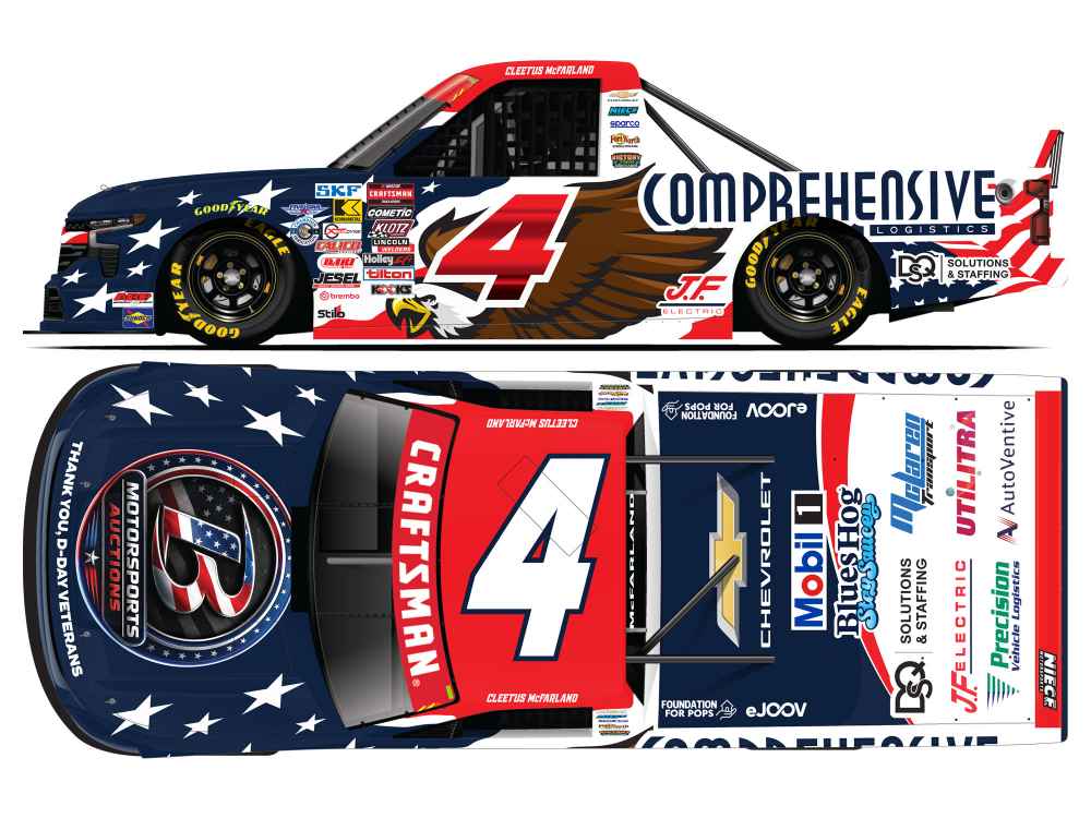 Cleetus McFarland 2026 CircleBDiecast / MotorsportsAuctions 1:24 Nascar Diecast - Truck Series