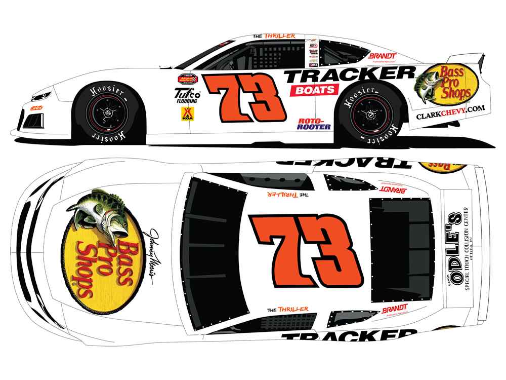 Wyatt Miller Dual Autograph 2026 Bass Pro Shops 1:24 Late Model Diecast