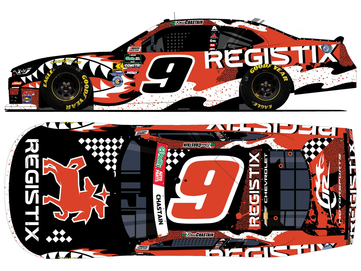 ROSS CHASTAIN 2026 REGISTIX 1:24 ARC DIECAST