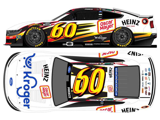 Ryan Preece 2026 Kroger / Oscar Mayer / Heinz Throwback 1:24 Nascar Diecast