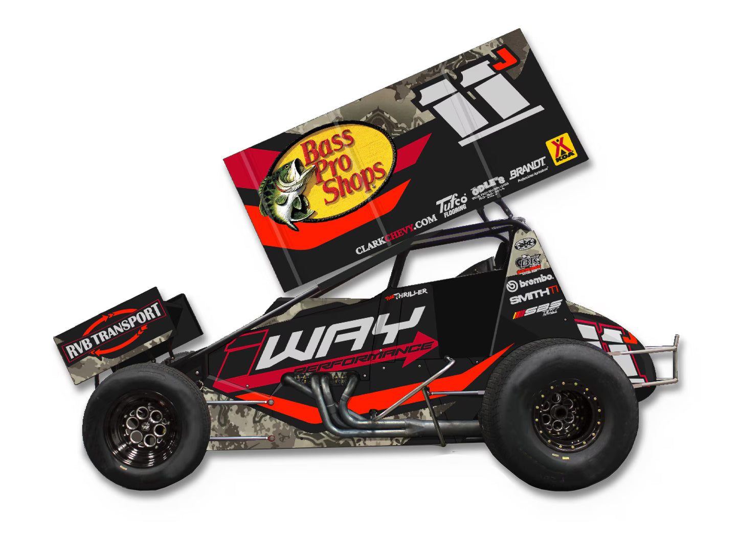 WYATT MILLER 2026 BASS PRO SHOPS/ 1 WAY 1:24 ARC SPRINT CAR DIECAST