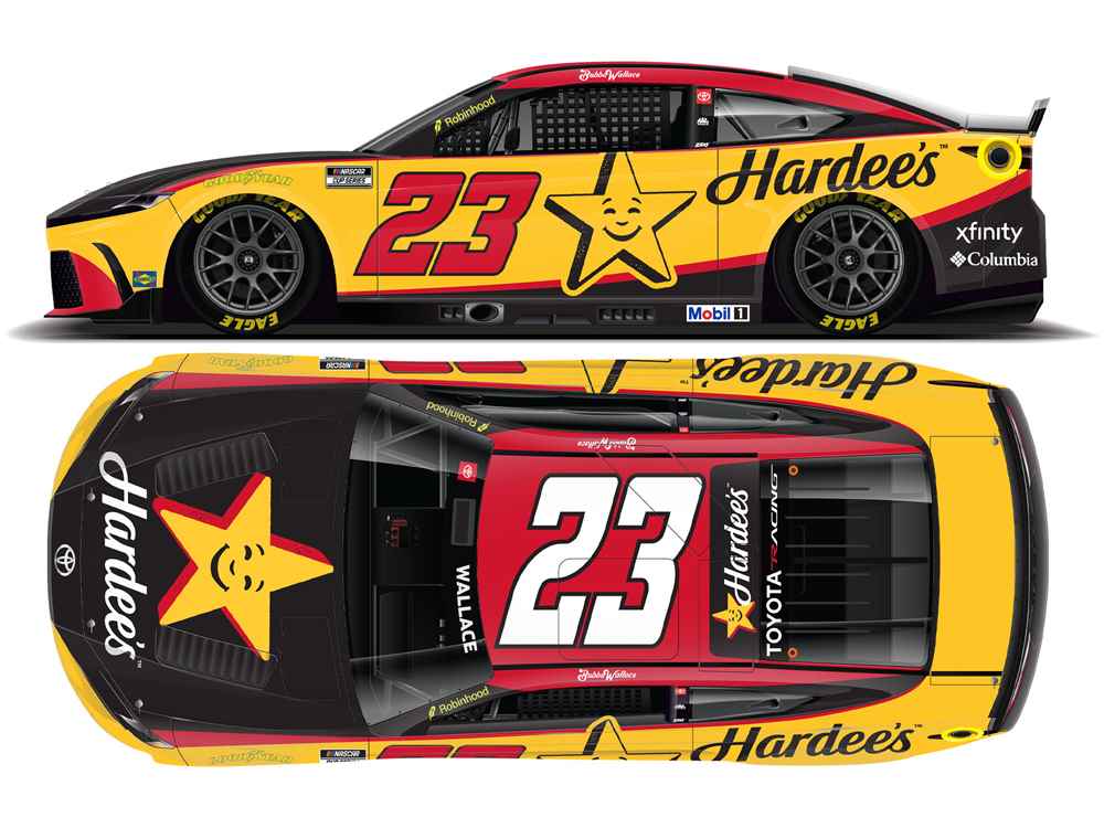 Bubba Wallace 2026 Hardee's 1:24 Nascar Diecast