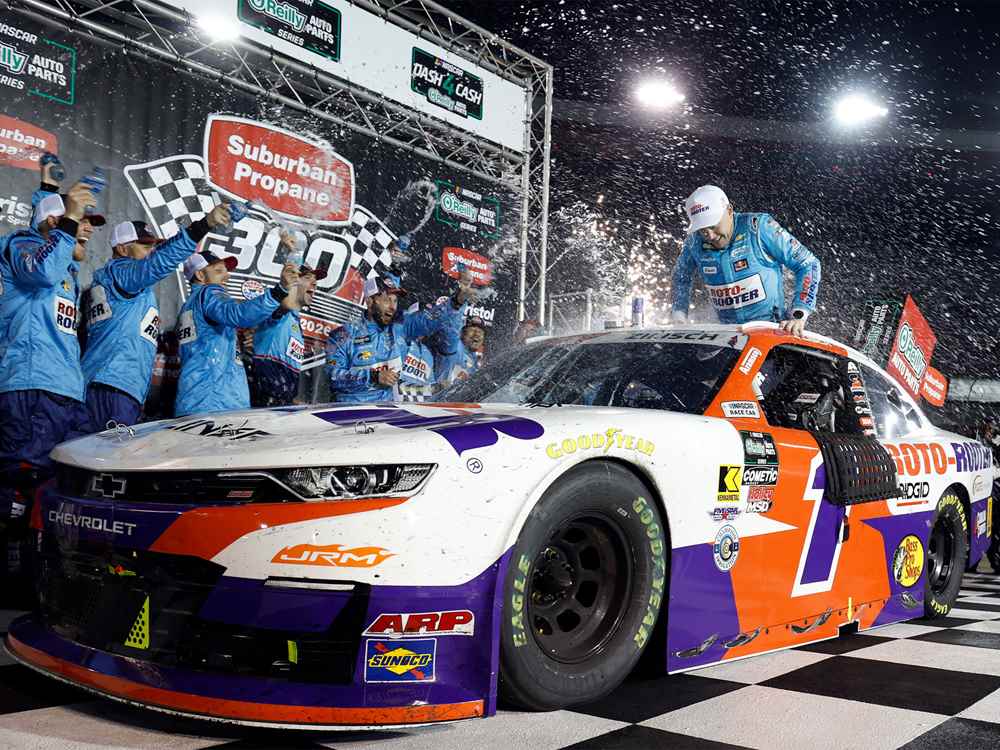 Connor Zilisch 2026 Roto-Rooter Bristol 4/11/26 Race Win 1:24 Nascar Diecast - O'Reilly Auto Parts Series