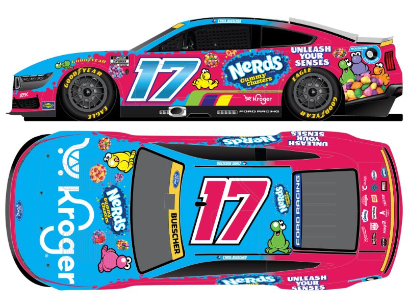 CHRIS BUESCHER 2026 KROGER/NERDS GUMMY CLUSTERS 1:24 ARC DIECAST